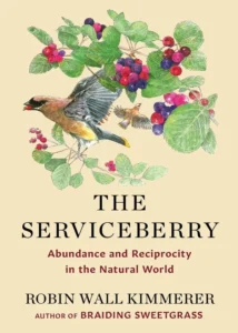 book cover of "The Serviceberry" by Robin Wall Kimmerer
